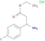 Ethyl 3-amino-3-(4-iodophenyl)propanoate, HCl