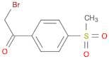 Ethanone, 2-​bromo-​1-​[4-​(methylsulfonyl)​phenyl]​-