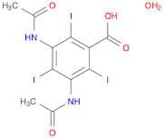 Benzoic acid, 3,5-bis(acetylamino)-2,4,6-triiodo-, dihydrate