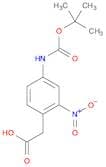 2-(4-((tert-Butoxycarbonyl)amino)-2-nitrophenyl)acetic acid
