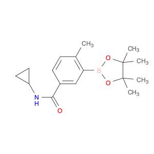 Benzamide,N-cyclopropyl-4-methyl-3-(4,4,5,5-tetramethyl-1,3,2-dioxaborolan-2-yl)-