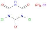 1,​3,​5-​Triazine-​2,​4,​6(1H,​3H,​5H)​-​trione, 1,​3-​dichloro-​, sodium salt, hydrate (1:1:2)