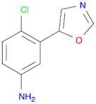 4-Chloro-3-(1,3-oxazol-5-yl)aniline