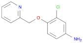 Benzenamine, 3-chloro-4-(2-pyridinylmethoxy)-