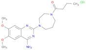 1-[4-(4-amino-6,7-dimethoxyquinazolin-2-yl)-1,4-diazepan-1-yl]butan-1-one hydrochloride