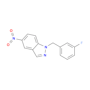 1H-Indazole, 1-[(3-fluorophenyl)methyl]-5-nitro-