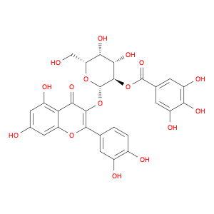 4H-1-Benzopyran-4-one,2-(3,4-dihydroxyphenyl)-5,7-dihydroxy-3-[[2-O-(3,4,5-trihydroxybenzoyl)-b-D-…
