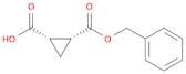1,2-Cyclopropanedicarboxylic acid, mono(phenylmethyl) ester, cis-