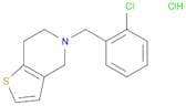 5-[(2-Chlorophenyl)methyl]-4,5,6,7-tetrahydrothieno[3,2-c]pyridine hydrochloride