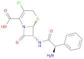 5-Thia-1-azabicyclo[4.2.0]oct-2-ene-2-carboxylic acid,7-[[(2R)-aminophenylacetyl]amino]-3-chloro-8…
