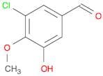 Benzaldehyde, 3-chloro-5-hydroxy-4-methoxy-