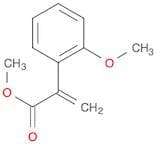 Benzeneacetic acid, 2-methoxy-a-methylene-, methyl ester