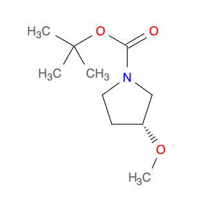 1-Pyrrolidinecarboxylic acid, 3-methoxy-, 1,1-dimethylethyl ester, (3R)-