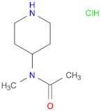 Acetamide, N-​methyl-​N-​4-​piperidinyl-​, hydrochloride (1:1)