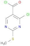 5-Pyrimidinecarbonyl chloride, 4-chloro-2-(methylthio)-