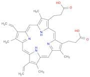 21H,23H-Porphine-2,18-dipropanoic acid,7,12-diethenyl-3,8,13,17-tetramethyl-