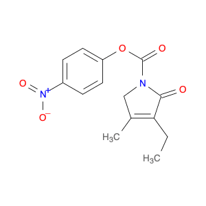1H-Pyrrole-1-carboxylic acid, 3-ethyl-2,5-dihydro-4-methyl-2-oxo-,4-nitrophenyl ester