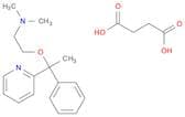 Butanedioic acid, compd. withN,N-dimethyl-2-[1-phenyl-1-(2-pyridinyl)ethoxy]ethanamine (1:1)OTHER …