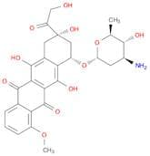 (8S,10S)-10-{[(2R,4S,5R,6S)-4-amino-5-hydroxy-6-methyloxan-2-yl]oxy}-6,8,11-trihydroxy-8-(2-hydrox…