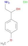 2-Hydroxy-2-(4-methoxyphenyl)ethylamine, HCl
