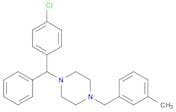 1-[(4-chlorophenyl)(phenyl)methyl]-4-[(3-methylphenyl)methyl]piperazine