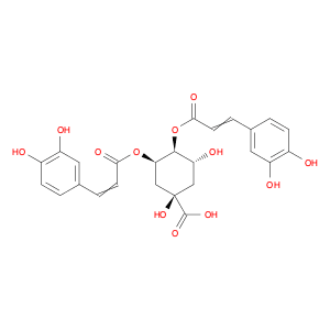 Cyclohexanecarboxylic acid,3,4-bis[[3-(3,4-dihydroxyphenyl)-1-oxo-2-propenyl]oxy]-1,5-dihydroxy-,(…