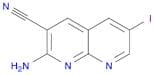 2-Amino-6-iodo-[1,8]naphthyridine-3-carbonitrile