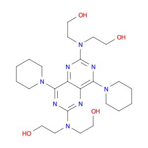 2-({6-[bis(2-hydroxyethyl)amino]-4,8-bis(piperidin-1-yl)pyrimido[5,4-d][1,3]diazin-2-yl}(2-hydroxy…