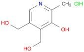 3,4-Pyridinedimethanol, 5-hydroxy-6-methyl-, hydrochloride