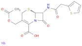 5-Thia-1-azabicyclo[4.2.0]oct-2-ene-2-carboxylic acid,3-[(acetyloxy)methyl]-8-oxo-7-[(2-thienylace…