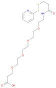 4,7,10,13-Tetraoxa-16-azanonadecanoic acid,17-oxo-19-(2-pyridinyldithio)-