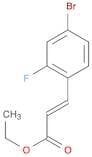 Ethyl (2E)-3-(4-bromo-2-fluorophenyl)prop-2-enoate