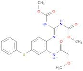 Carbamic acid, N,​N'-​[[2-​[(2-​methoxyacetyl)​amino]​-​4-​(phenylthio)​phenyl]​carbonimidoyl]​bis…