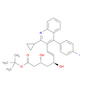 6-Heptenoic acid,7-[2-cyclopropyl-4-(4-fluorophenyl)-3-quinolinyl]-3,5-dihydroxy-,1,1-dimethylethy…