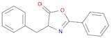 5(4H)-Oxazolone, 2-phenyl-4-(phenylmethyl)-