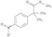 Benzeneacetic acid, a,a-dimethyl-4-nitro-, methyl ester