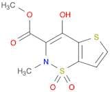 2H-Thieno[2,3-e]-1,2-thiazine-3-carboxylic acid, 4-hydroxy-2-methyl-,methyl ester, 1,1-dioxide
