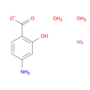 BENZOIC ACID, 4-AMINO-2-HYDROXY-, MONOSODIUM SALT, DIHYDRATE