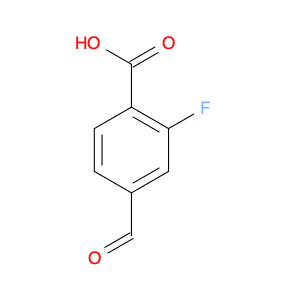 Benzoic acid, 2-fluoro-4-formyl-