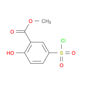 Benzoic acid, 5-(chlorosulfonyl)-2-hydroxy-, methyl ester
