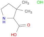 3,3-Dimethylpyrrolidine-2-carboxylic acid hcl