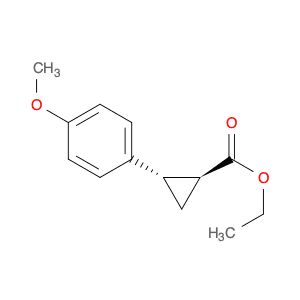 Cyclopropanecarboxylic acid, 2-(4-methoxyphenyl)-, ethyl ester,(1R,2R)-rel-