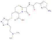 (6R,7R)-7-[2-(2-amino-1,3-thiazol-4-yl)acetamido]-3-[({1-[2-(dimethylamino)ethyl]-1H-1,2,3,4-tetra…