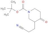 tert-Butyl 3-(2-cyanoethyl)-4-oxopiperidine-1-carboxylate