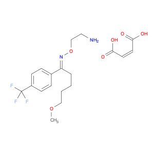 (2Z)-but-2-enedioic acid; (E)-(2-aminoethoxy)({5-methoxy-1-[4-(trifluoromethyl)phenyl]pentylidene}…