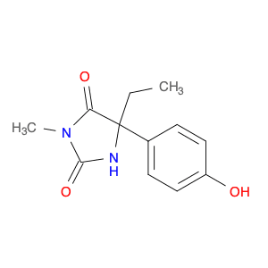 2,4-Imidazolidinedione, 5-ethyl-5-(4-hydroxyphenyl)-3-methyl-
