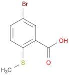 Benzoic acid, 5-bromo-2-(methylthio)-