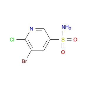 5-Bromo-6-chloropyridine-3-sulfonamide