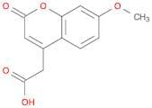 2H-1-Benzopyran-4-acetic acid, 7-methoxy-2-oxo-
