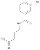 Butanoic acid, 4-[(3-pyridinylcarbonyl)amino]-, monosodium salt